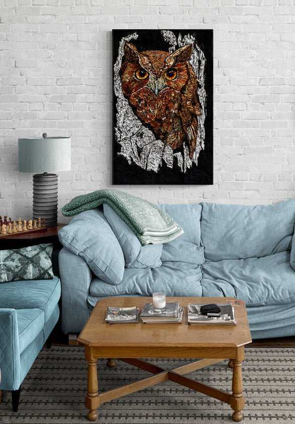 Owl 2 Wall Art Poster - Curran Artworks
