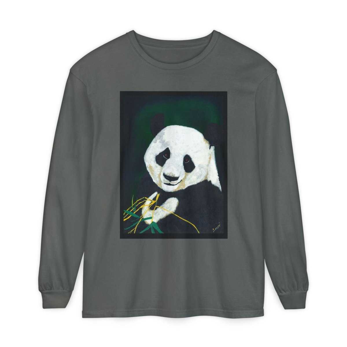 Panda Art Long Sleeve T-Shirt for Animal Lovers - Curran Artworks