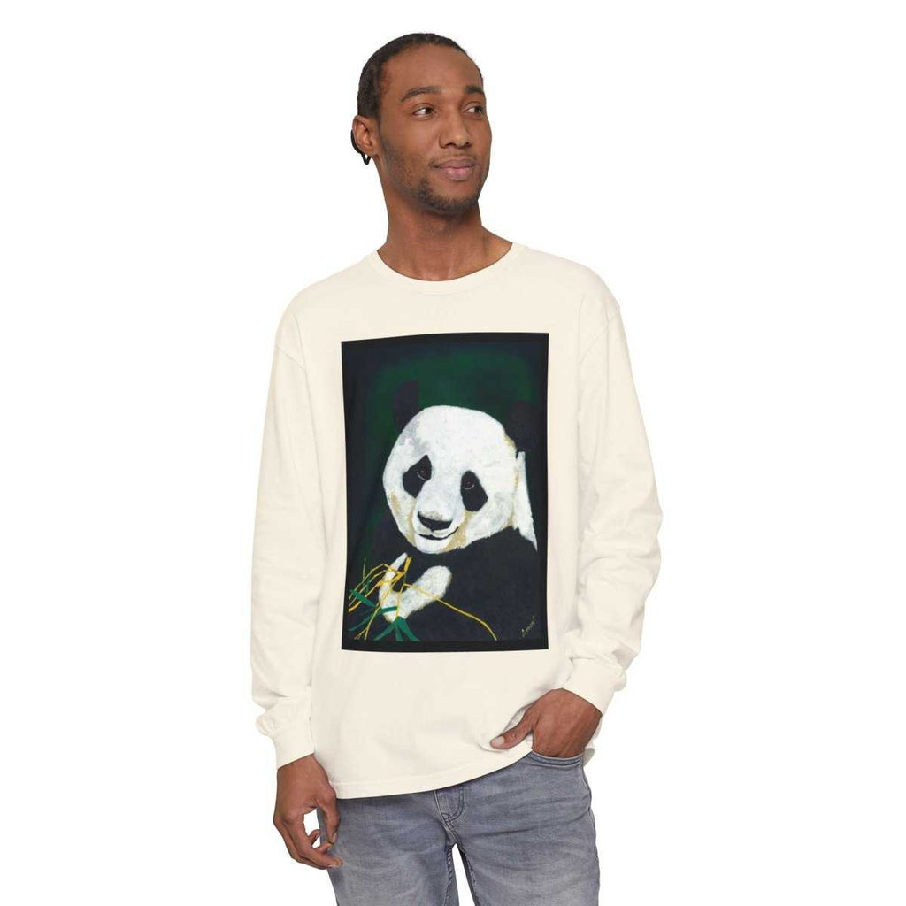 Panda Art Long Sleeve T-Shirt for Animal Lovers