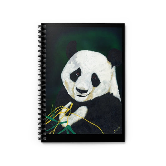 Panda Spiral Notebook - Ruled Line | Perfect for Students & Nature Lovers - Curran Artworks