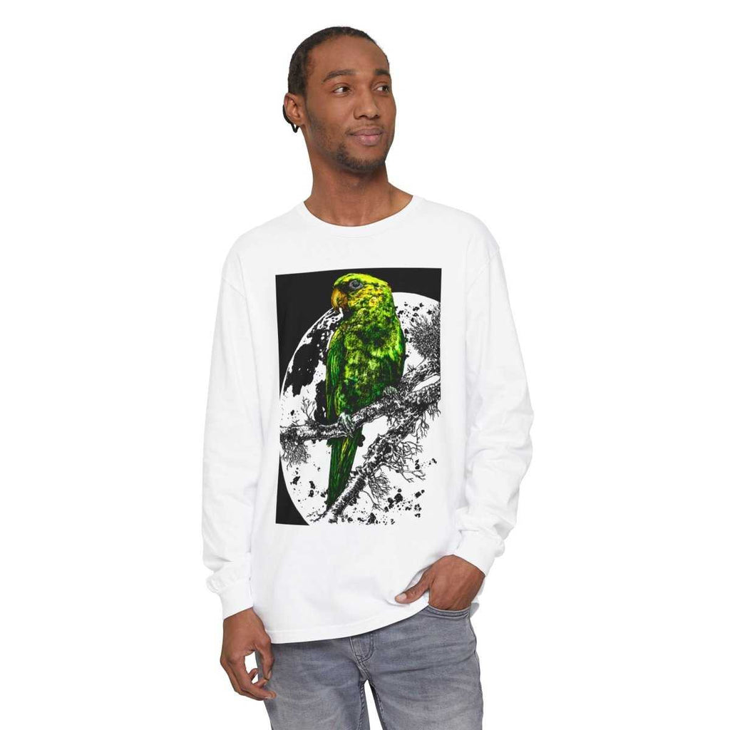 Parrot Eco-Friendly Long Sleeve T-Shirt Design