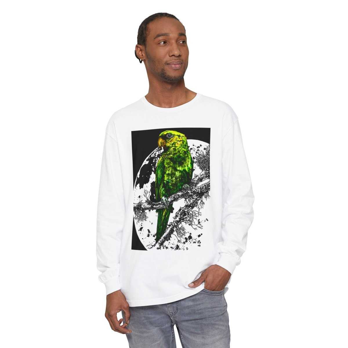 Parrot Eco-Friendly Long Sleeve T-Shirt Design