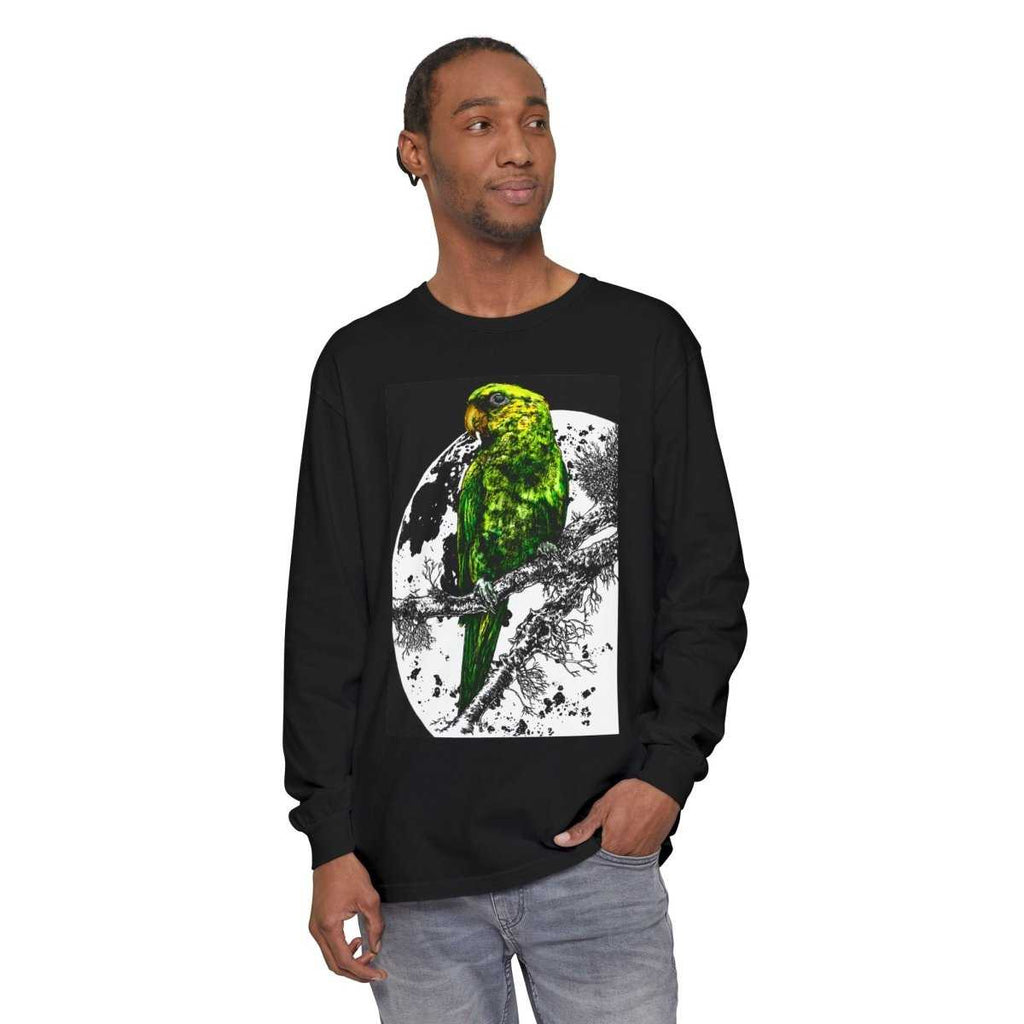 Parrot Eco-Friendly Long Sleeve T-Shirt Design