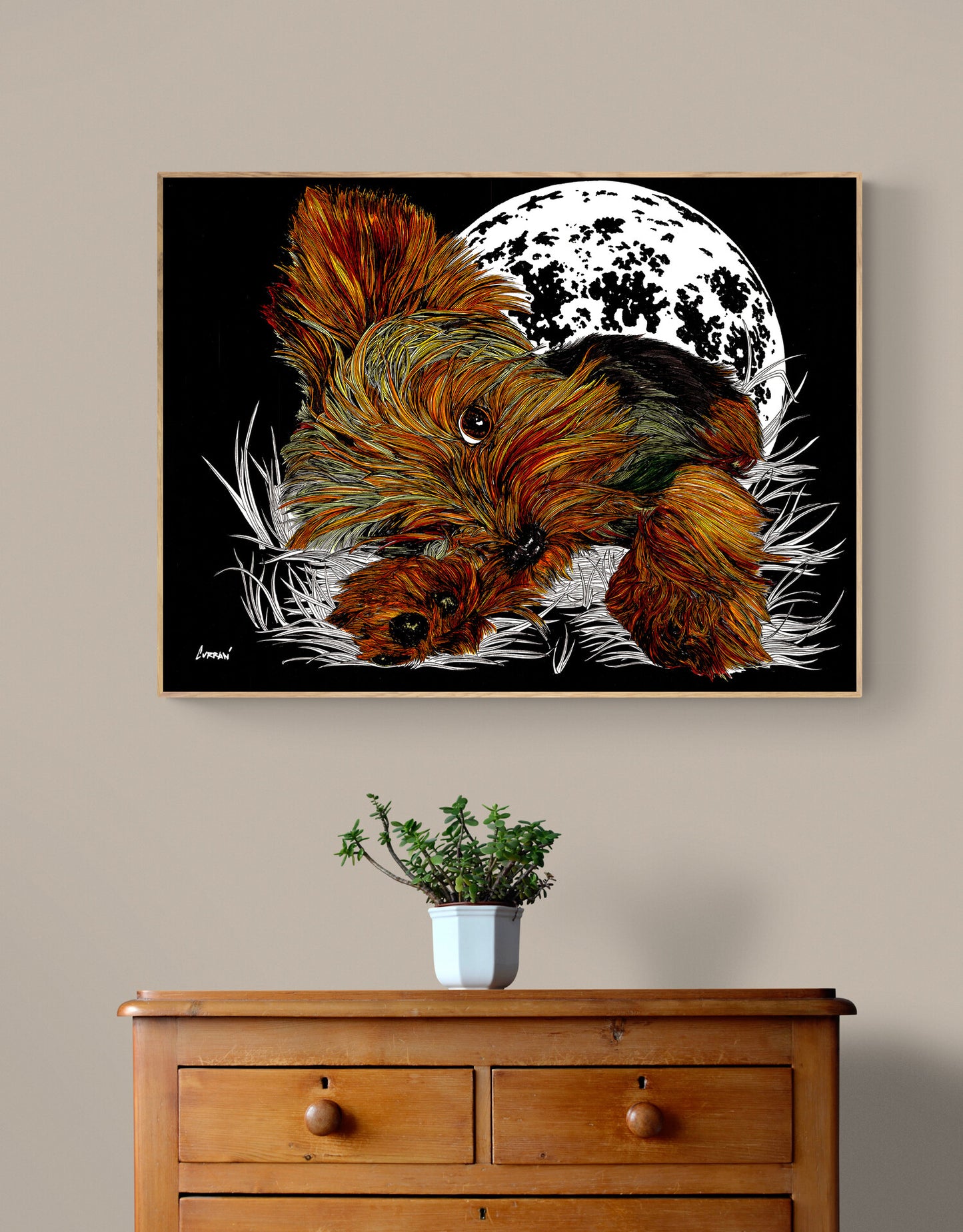 Yorkie Terrier 1 Wall Art Poster