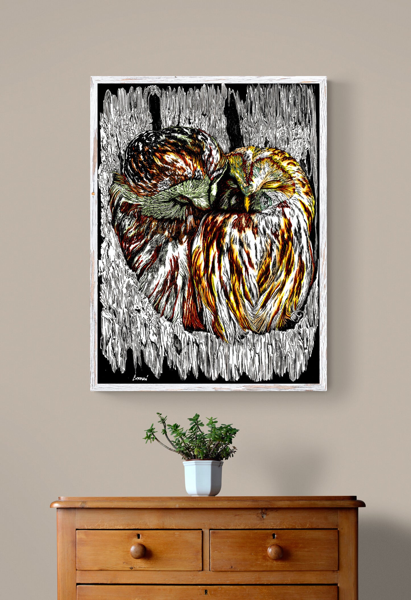 Owls Wall Art Poster