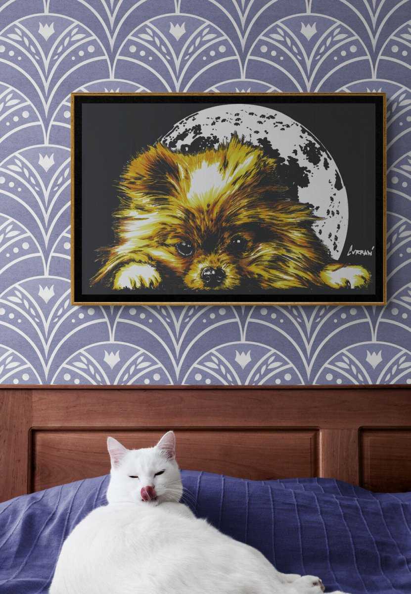 Pomeranian Digital Art Download by Kris Curran