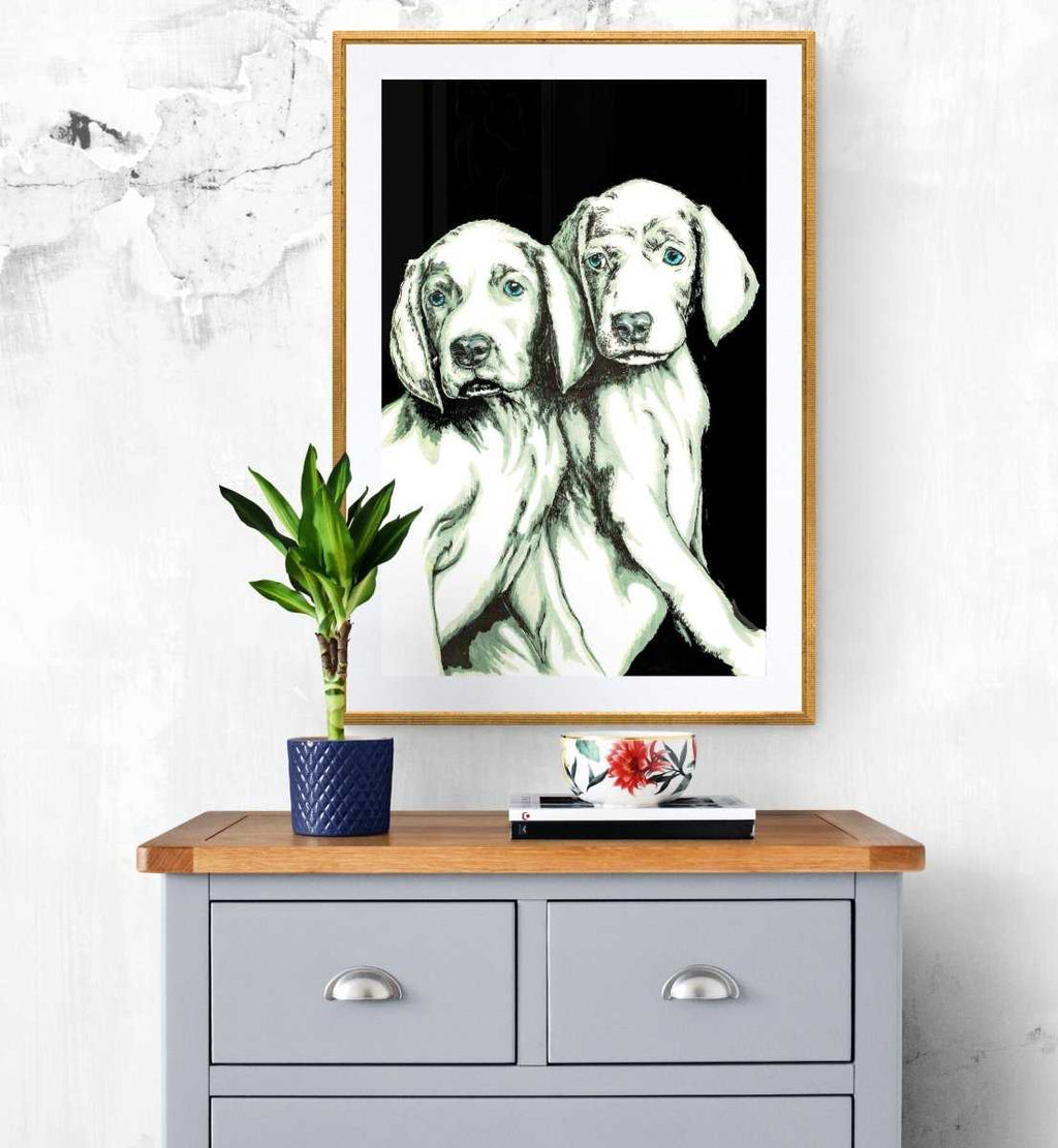 Puppies Wall Art Download by Kris Curran