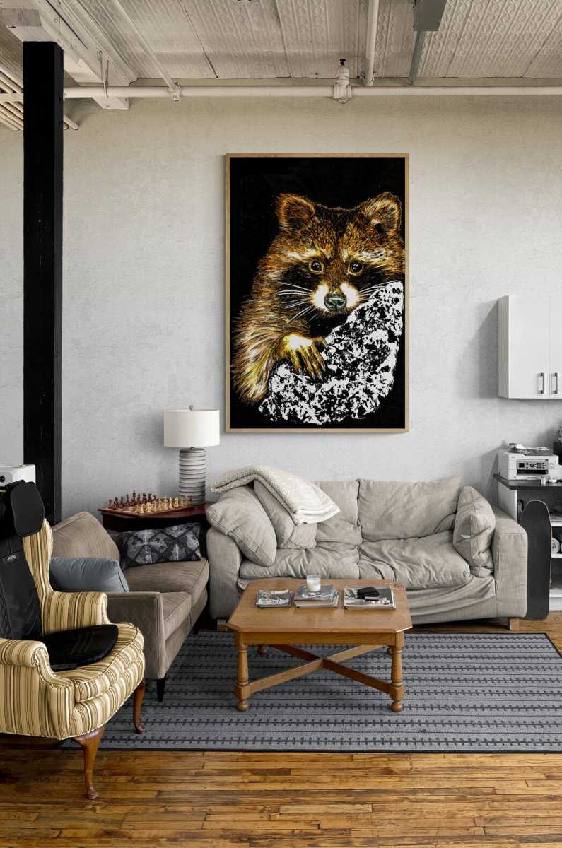 Raccoon Digital Download - Curran Artworks