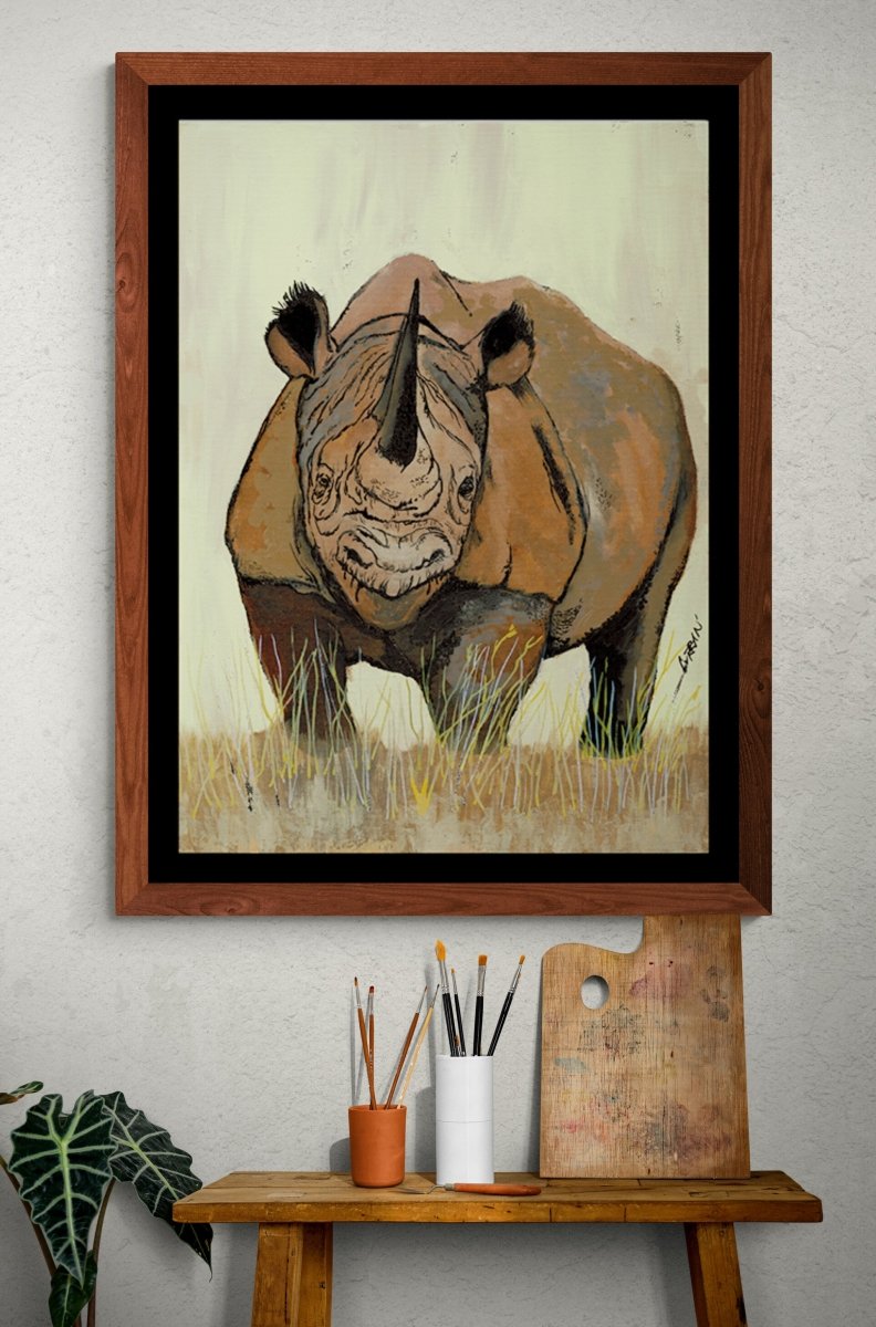 Rhinoceros Digital Download - Curran Artworks