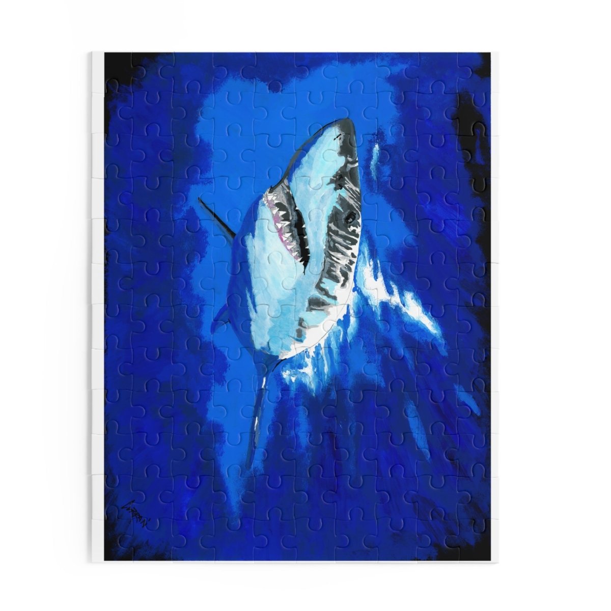 Shark Artwork Puzzle - 500 - Piece Ocean Adventure - Curran Artworks