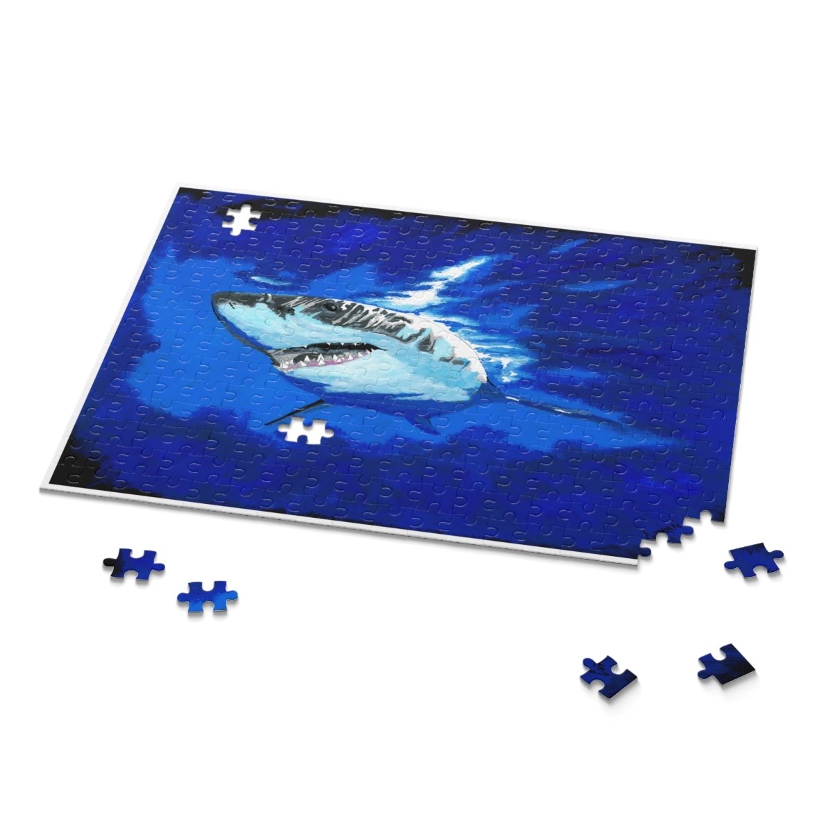 Shark Artwork Puzzle - 500 - Piece Ocean Adventure - Curran Artworks