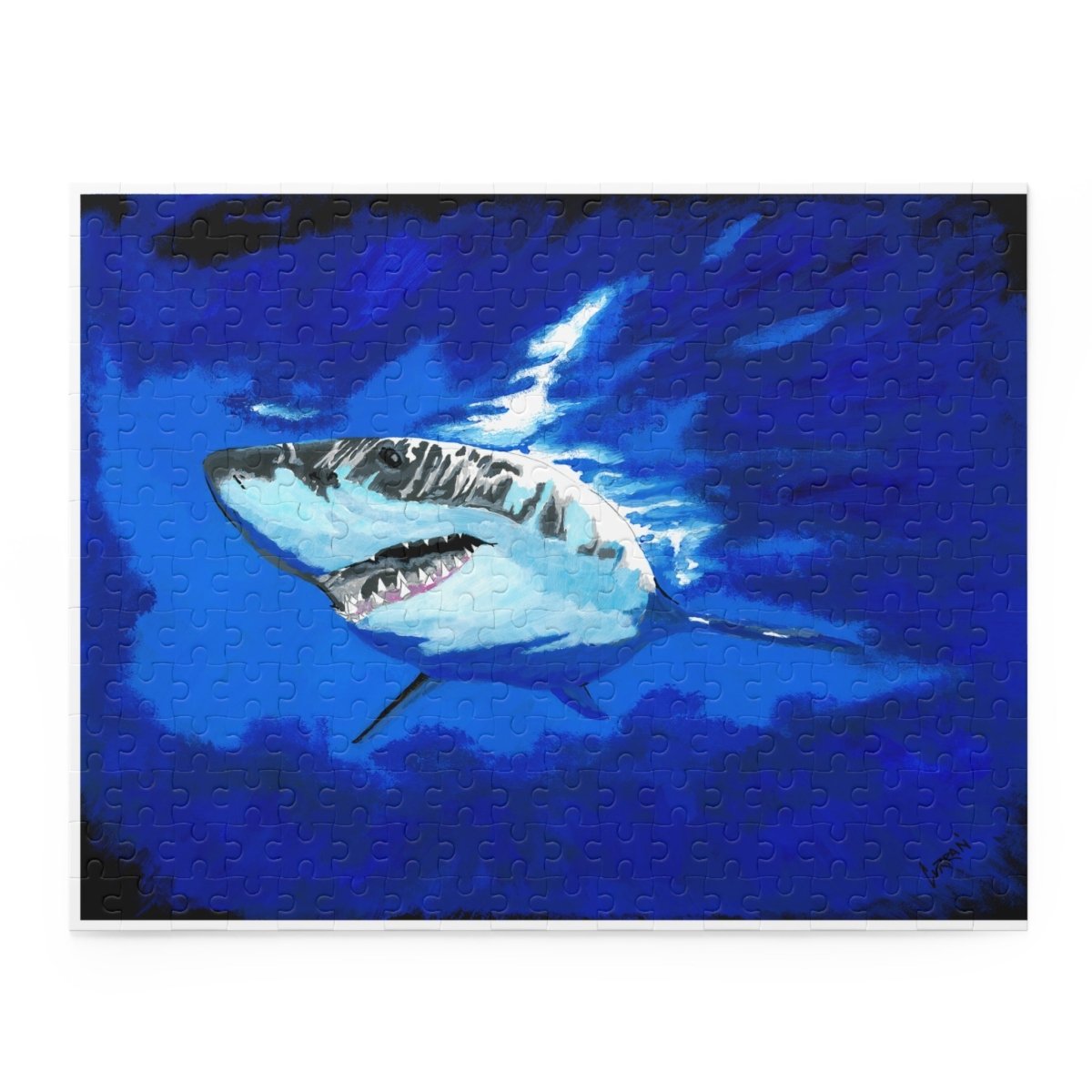 Shark Artwork Puzzle - 500 - Piece Ocean Adventure - Curran Artworks