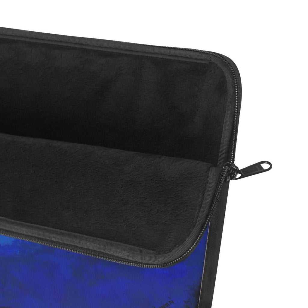 Shark Hand Painted Art Laptop Sleeve - Ocean Vibes Tech Accessory - Curran Artworks
