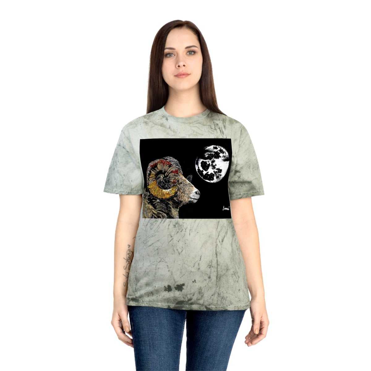 Mountain Ram T Shirt featuring the Original Hand-Drawn Art