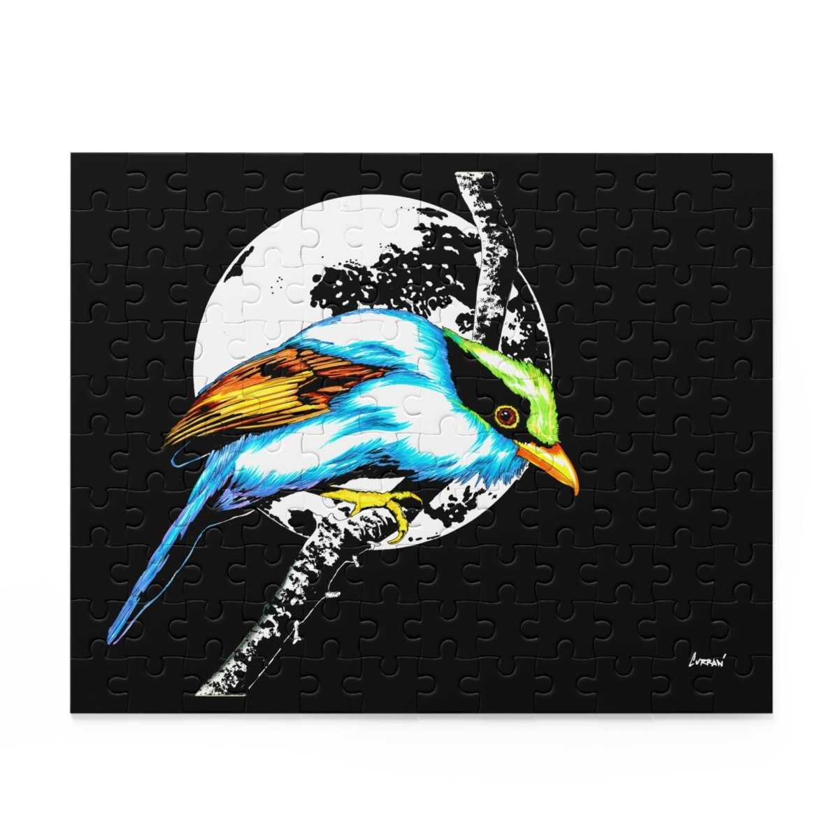 Stunning Bird Art Puzzle - 500 - Piece Puzzle with Moon Design - Curran Artworks