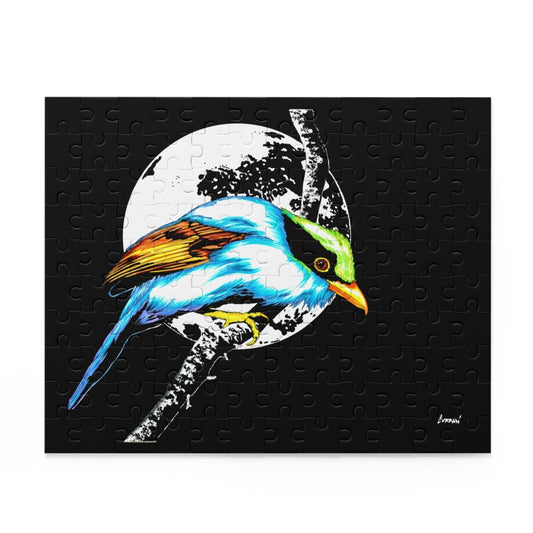 Stunning Bird Art Puzzle - 500 - Piece Puzzle with Moon Design - Curran Artworks
