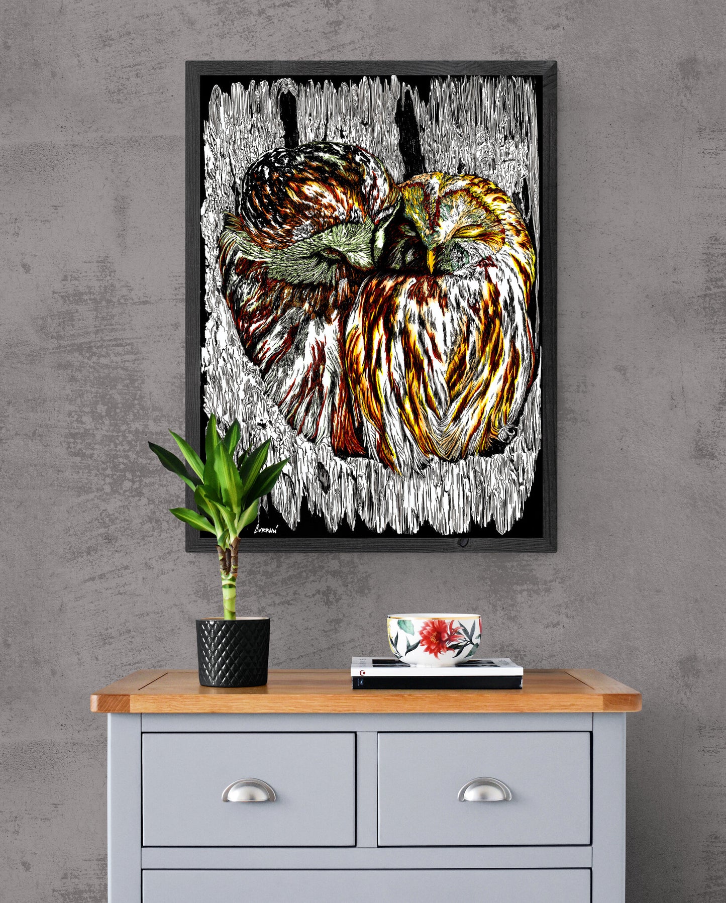 Owls Wall Art Poster