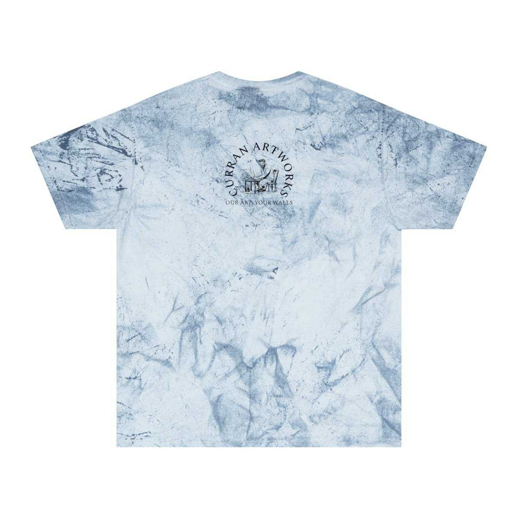 Unisex Color Blast Elephant Graphic T-Shirt - Eco - Friendly Art Tee - Curran Artworks