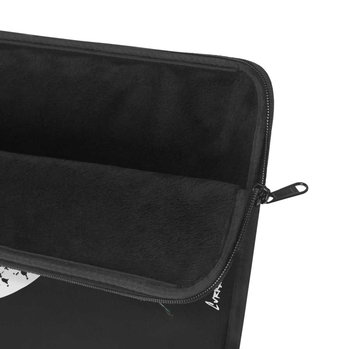 Vibrant Hummingbird Laptop Sleeve - Artistic Hand Drawn Art Design with Moon - Curran Artworks