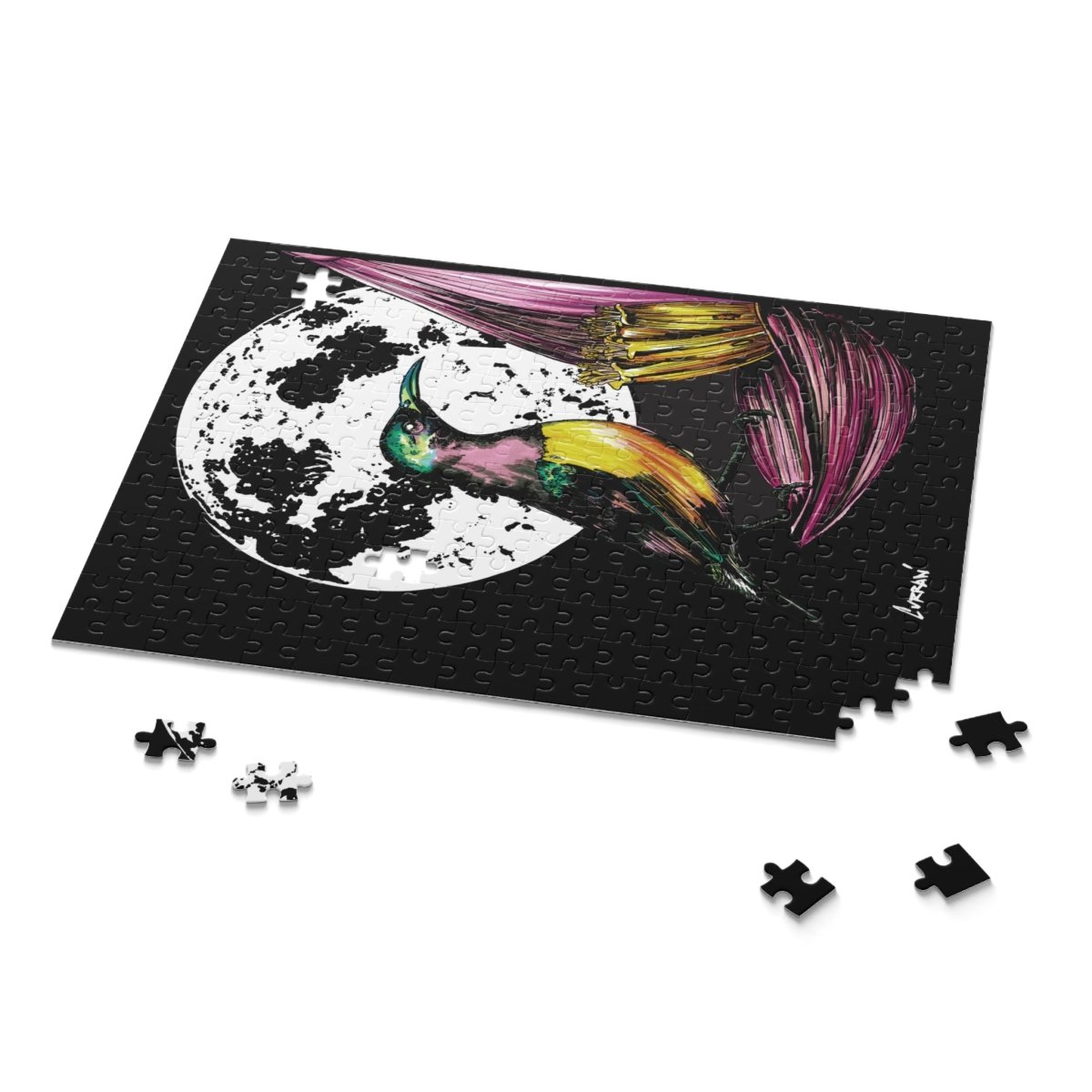 Vibrant Hummingbird Puzzle – Perfect for Nature Lovers - Curran Artworks