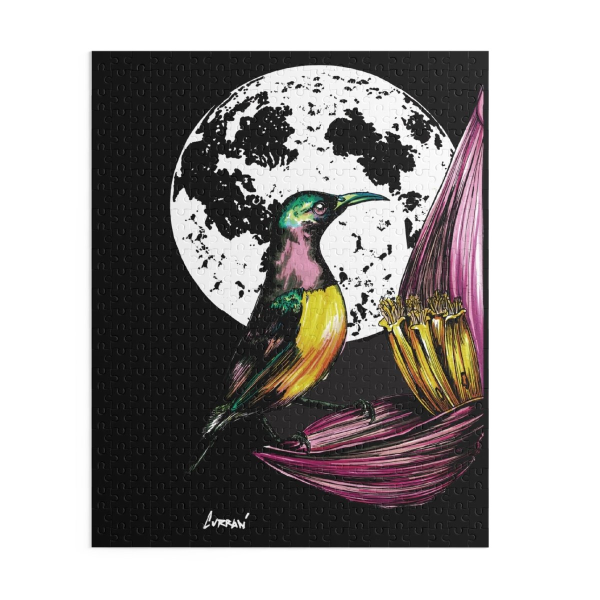 Vibrant Hummingbird Puzzle – Perfect for Nature Lovers - Curran Artworks