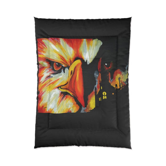 Vibrant Phoenix Comforter - Bold Art for Cozy Spaces - Curran Artworks