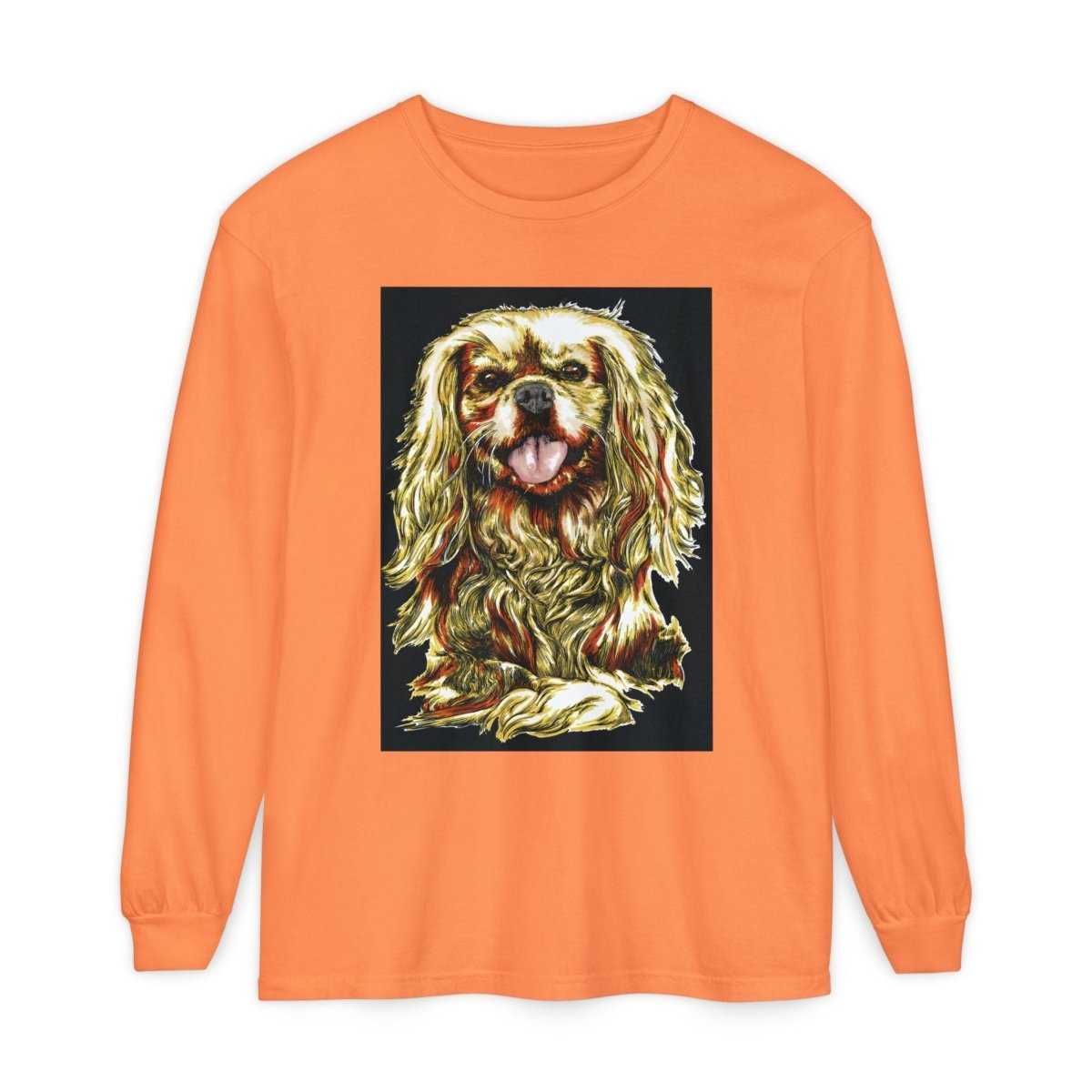 Vintage Dog Portrait Long Sleeve T-Shirt - Perfect Gift for Pet Lovers - Curran Artworks