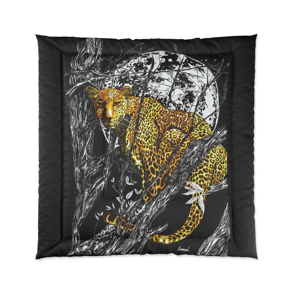 Wild Cheetah Comforter – Cozy Jungle - Inspired Bedding for Nature Lovers - Curran Artworks