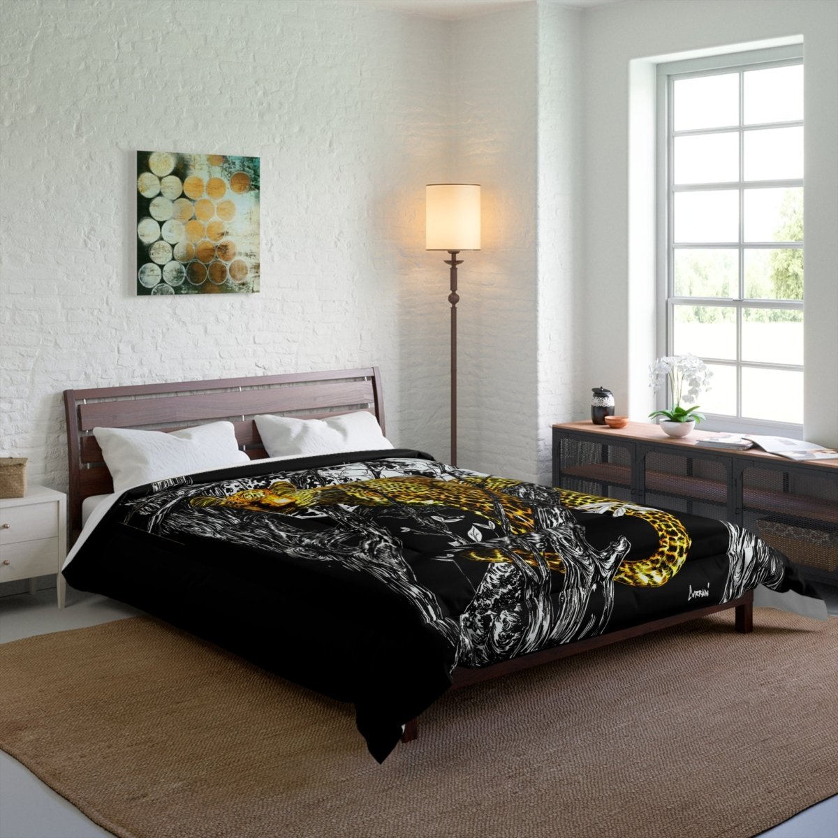 Wild Cheetah Comforter – Cozy Jungle - Inspired Bedding for Nature Lovers - Curran Artworks