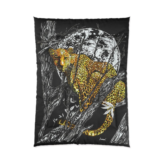 Wild Cheetah Comforter – Cozy Jungle - Inspired Bedding for Nature Lovers - Curran Artworks