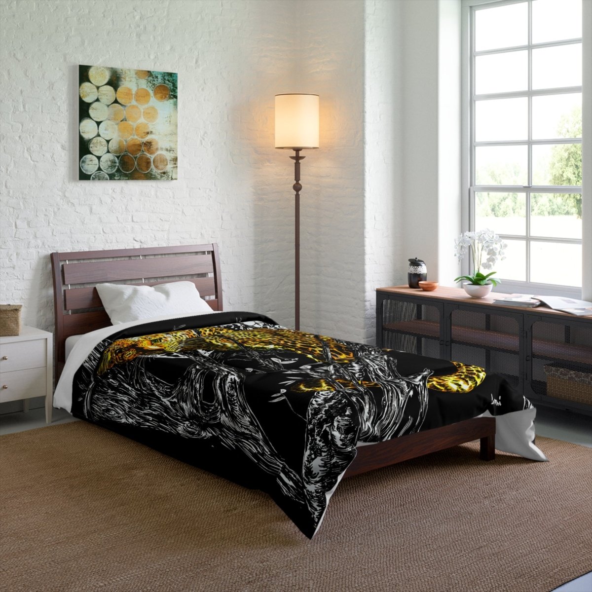 Wild Cheetah Comforter – Cozy Jungle - Inspired Bedding for Nature Lovers - Curran Artworks