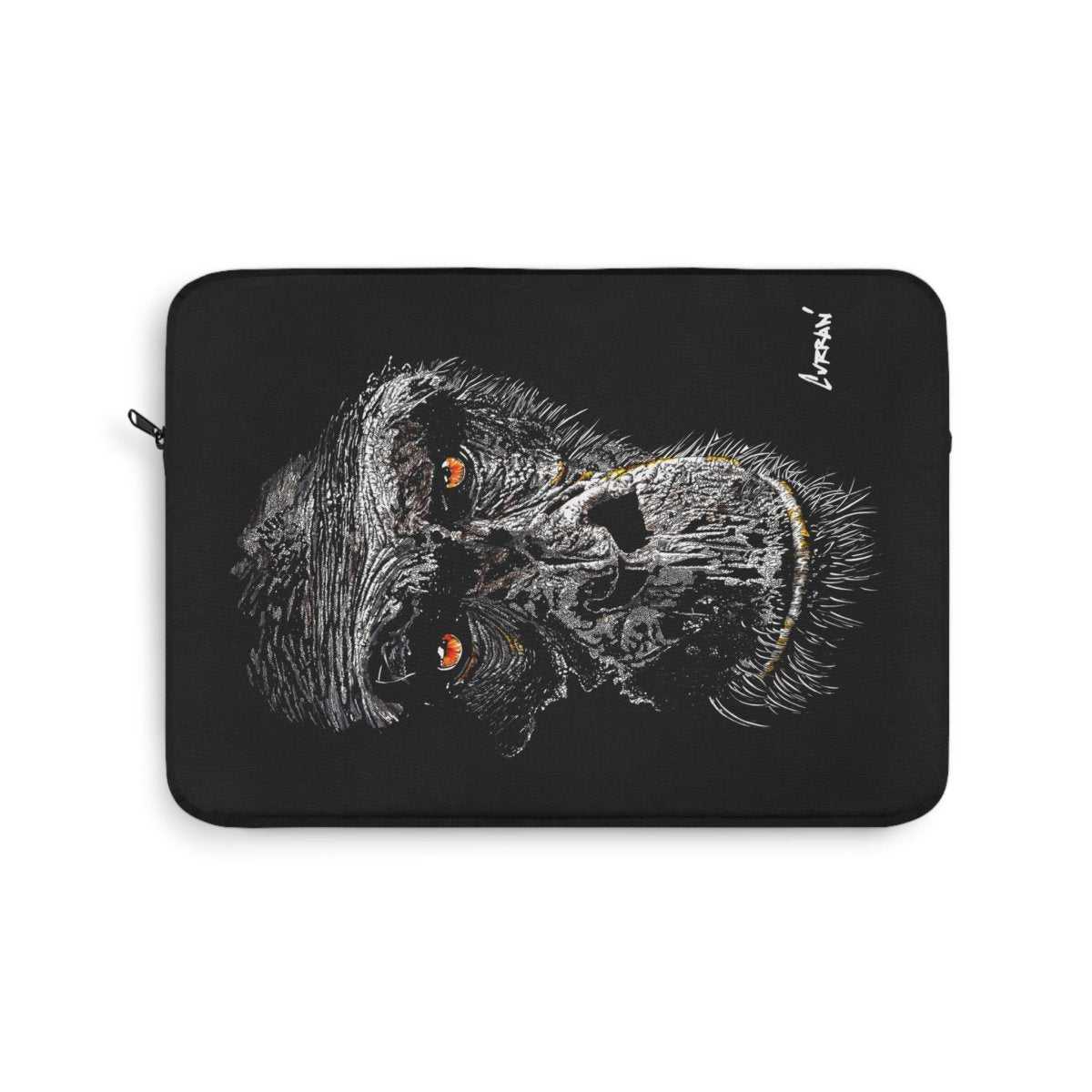 Wild Gorilla Laptop Sleeve - Hand Drawn Stylish Art & Protective Case for Tech Lovers - Curran Artworks