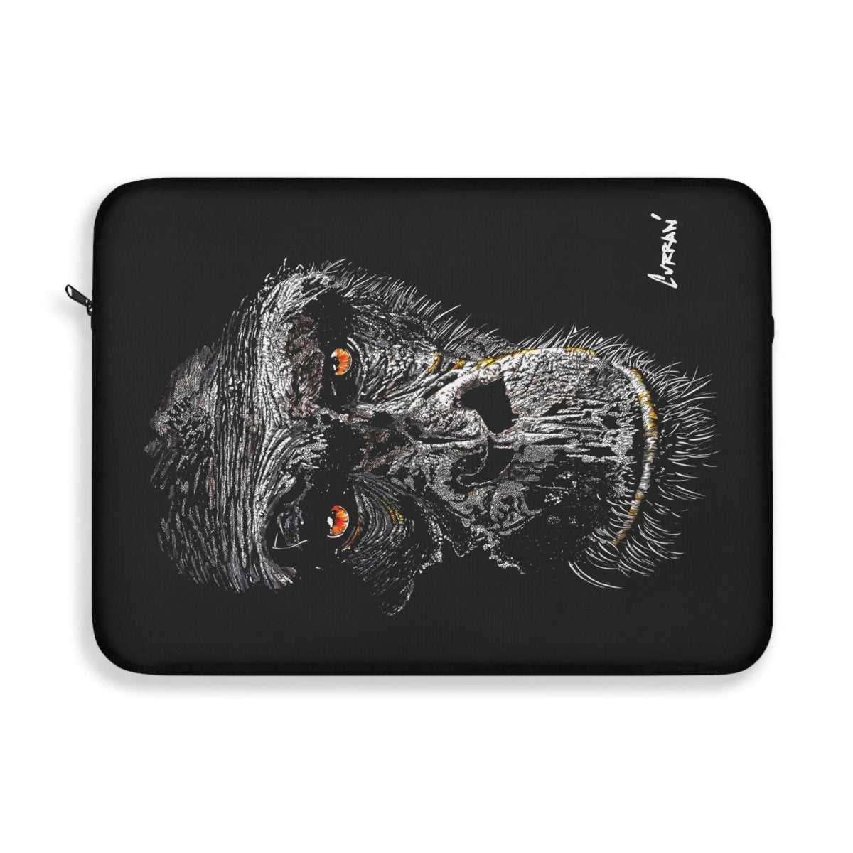 Wild Gorilla Laptop Sleeve - Hand Drawn Stylish Art & Protective Case for Tech Lovers - Curran Artworks