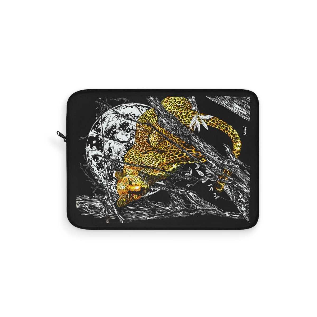 Wildlife Cheetah Laptop Sleeve - Stylish & Protective Tech Accessory - Curran Artworks