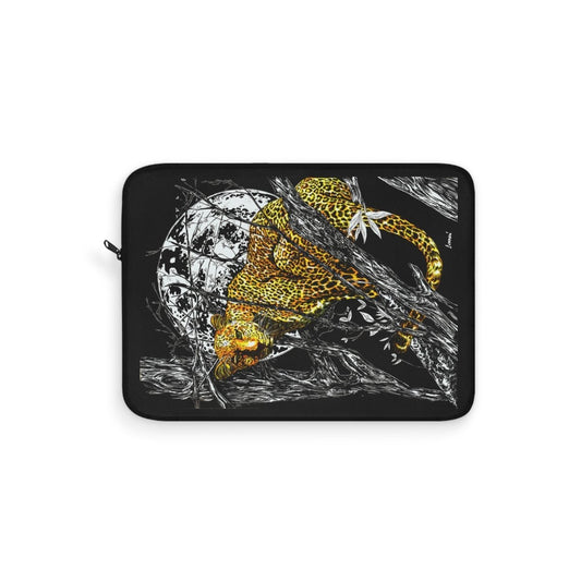 Wildlife Cheetah Laptop Sleeve - Stylish & Protective Tech Accessory - Curran Artworks
