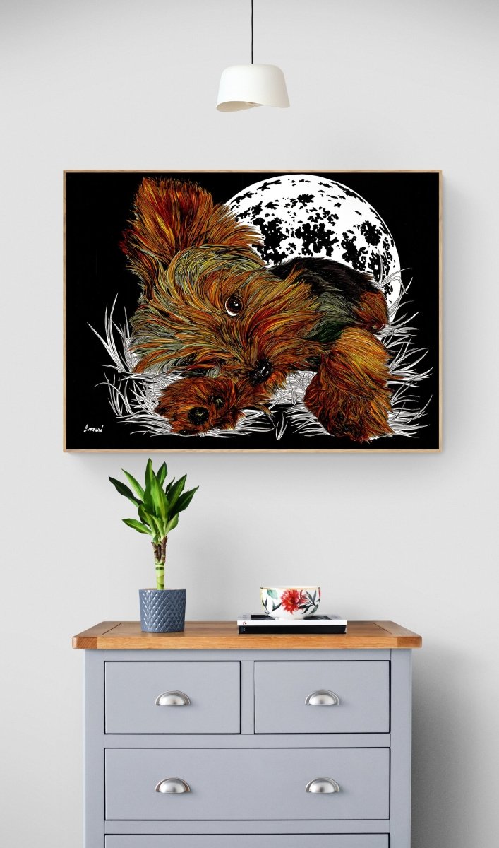 Yorkie Terrier 1 Digital Download - Curran Artworks